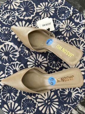 Jason Wu Beige Pointed-Toe Slip-On Mule